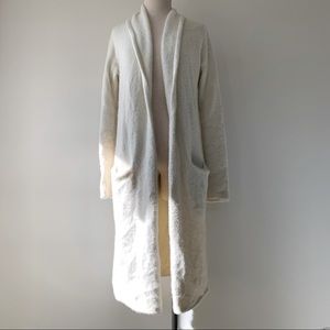 Anthropologie sleeping on snow coat cardigan small ivory